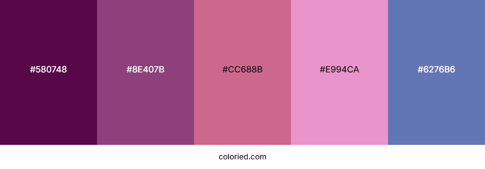 blue and purple color palette