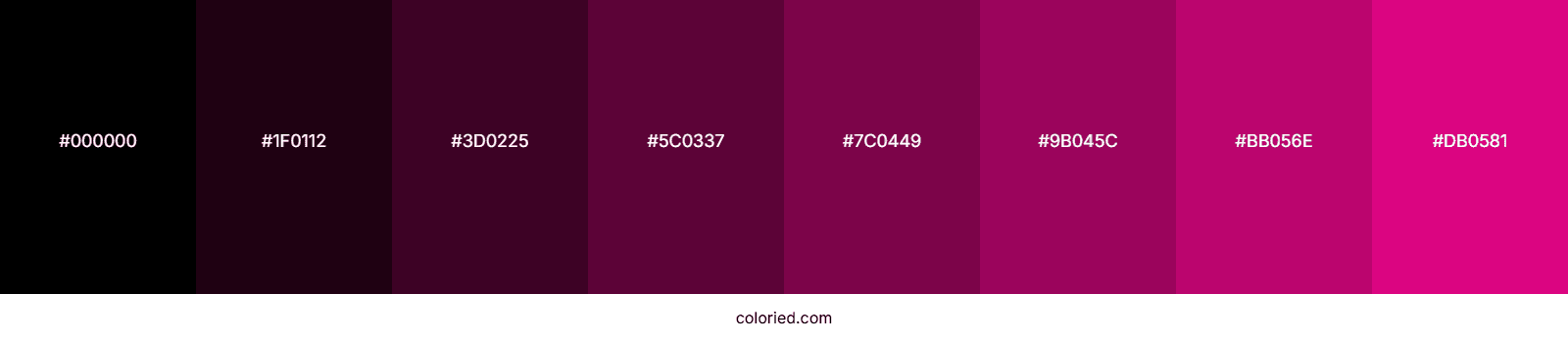 monochromatic color palette