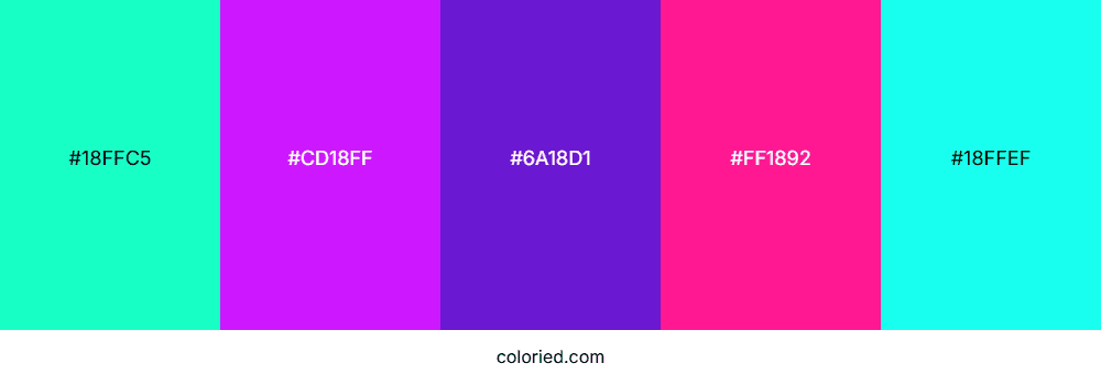 pink color palette