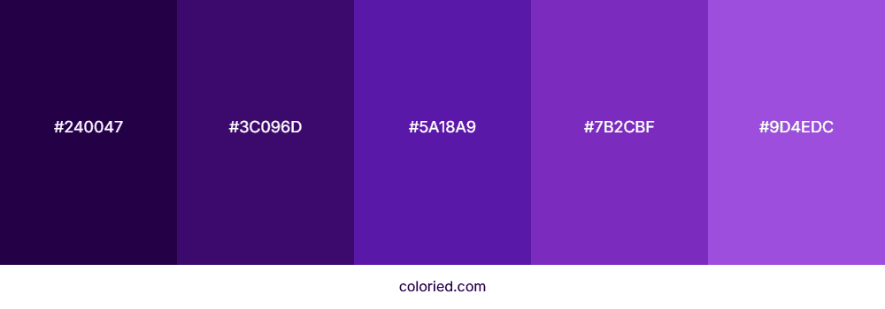 purple color palette
