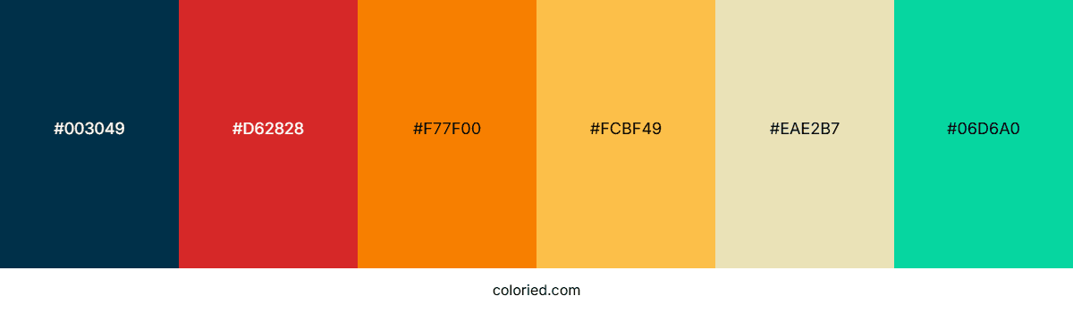 split complementary color palette