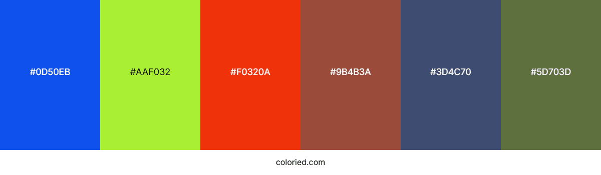 triadic color palette