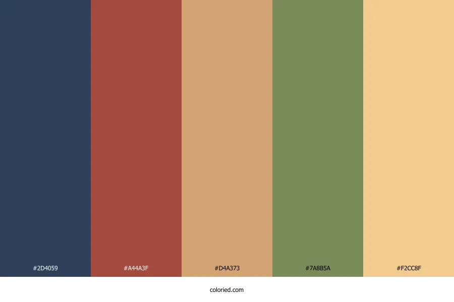 1940s Color Palette