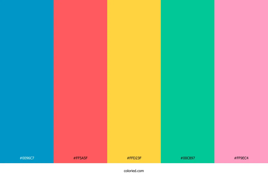 1950s Color Palette