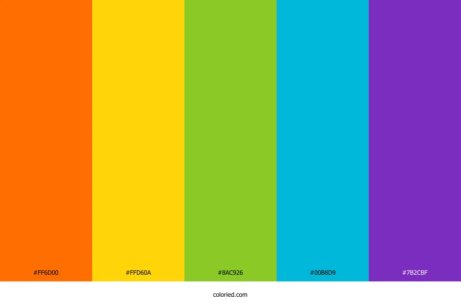 1960s Color Palette