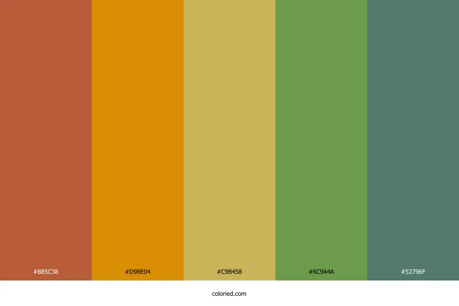 1970s Color Palette