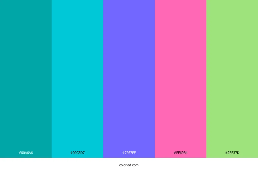1990s Color Palette