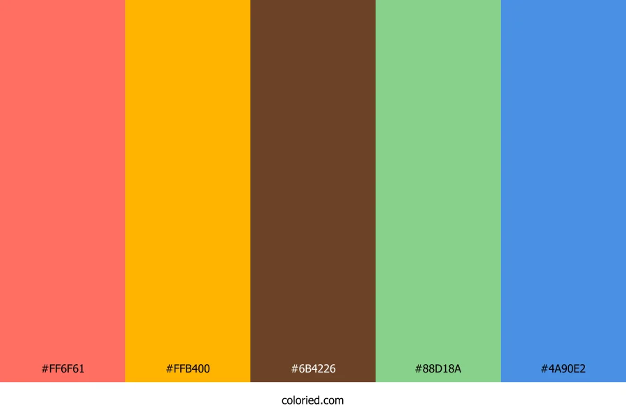 60s Retro Color Palette