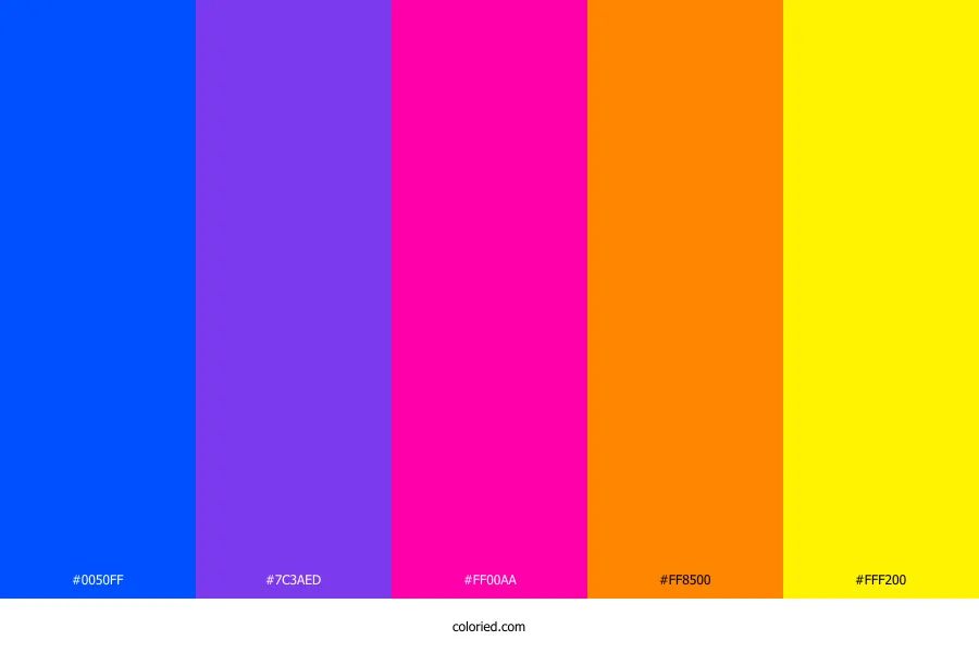 80s Color Palette
