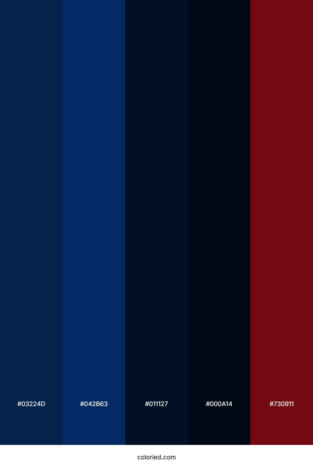 Abyssal Blue Color Palette