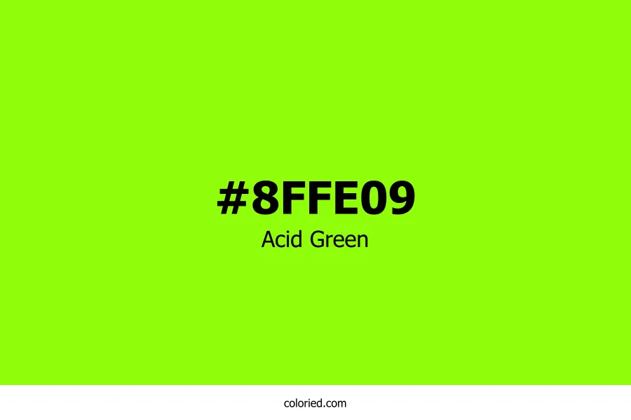 Acid Green Color