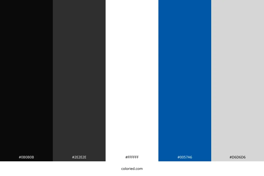 Adidas Color Palette