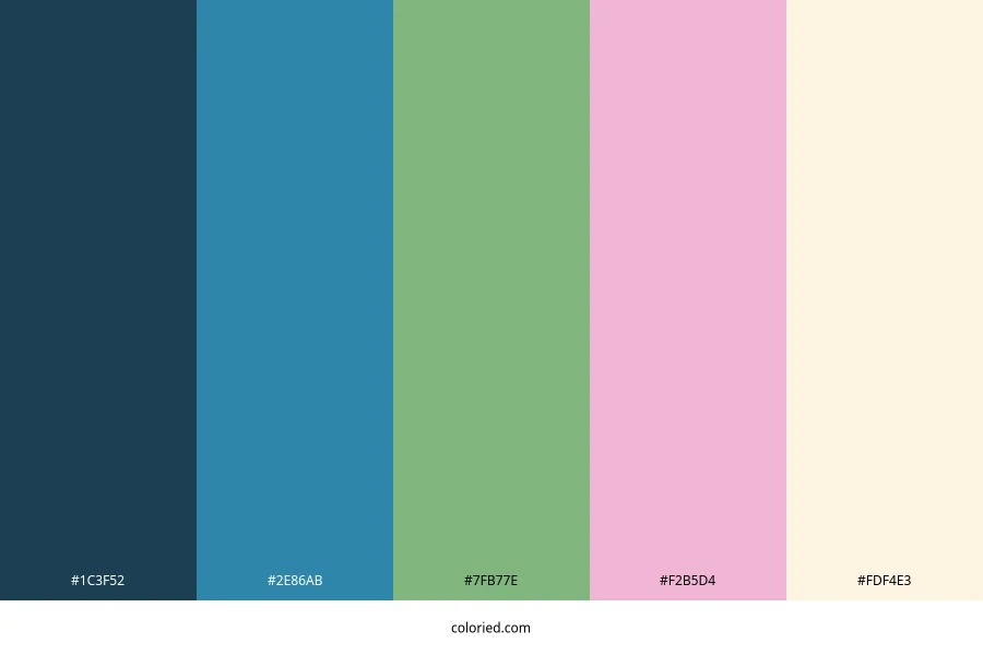 Adventure Time Color Palette
