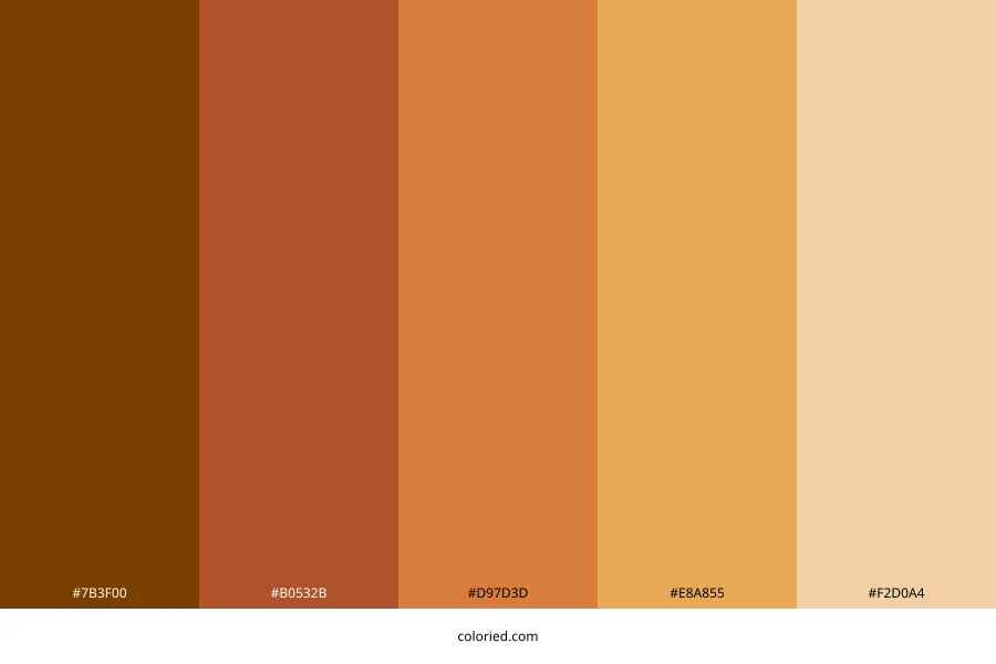 Aesthetic Autumn Color Palette