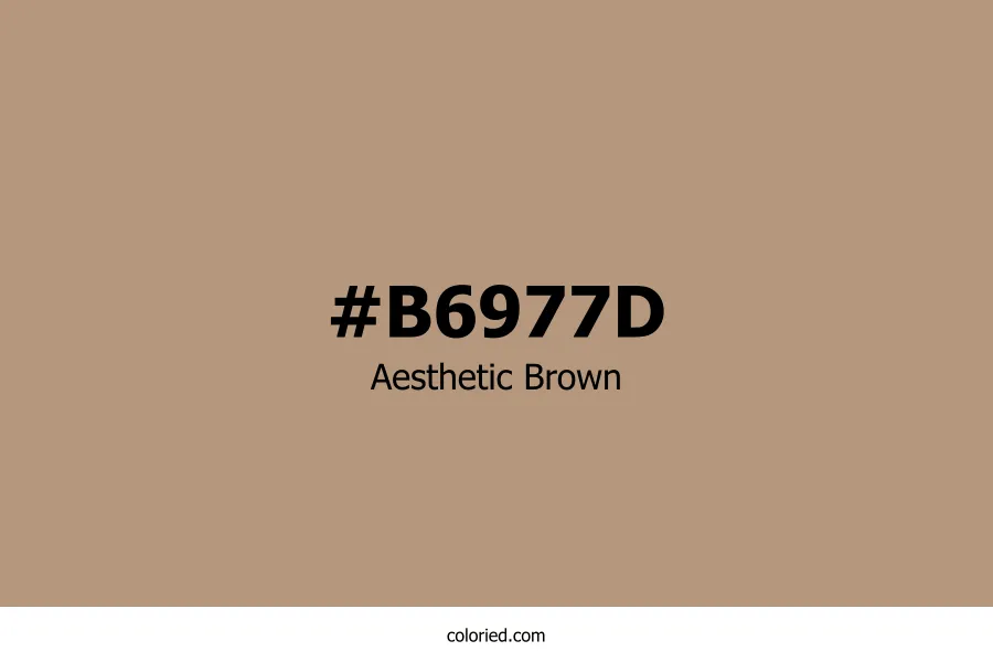 Aesthetic Brown Color
