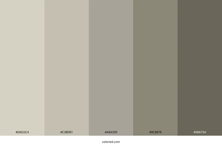 Agreeable Gray Color Palette