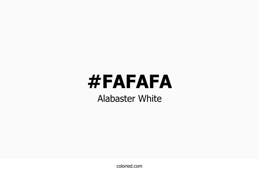 Alabaster White Color