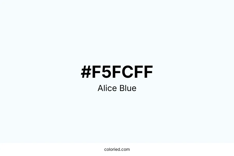Alice Blue Color Hex Code