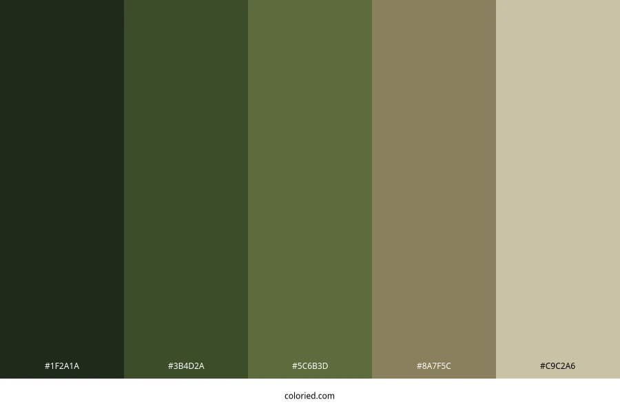 Alligator Color Palette