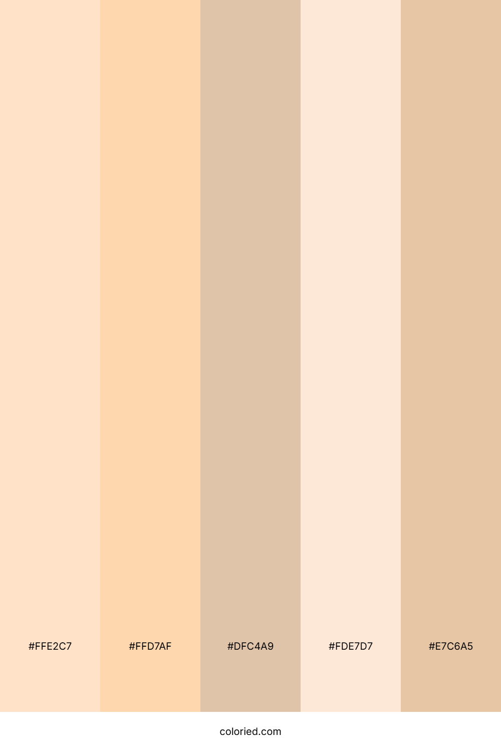 Almond Biscuit Glow Color Palette