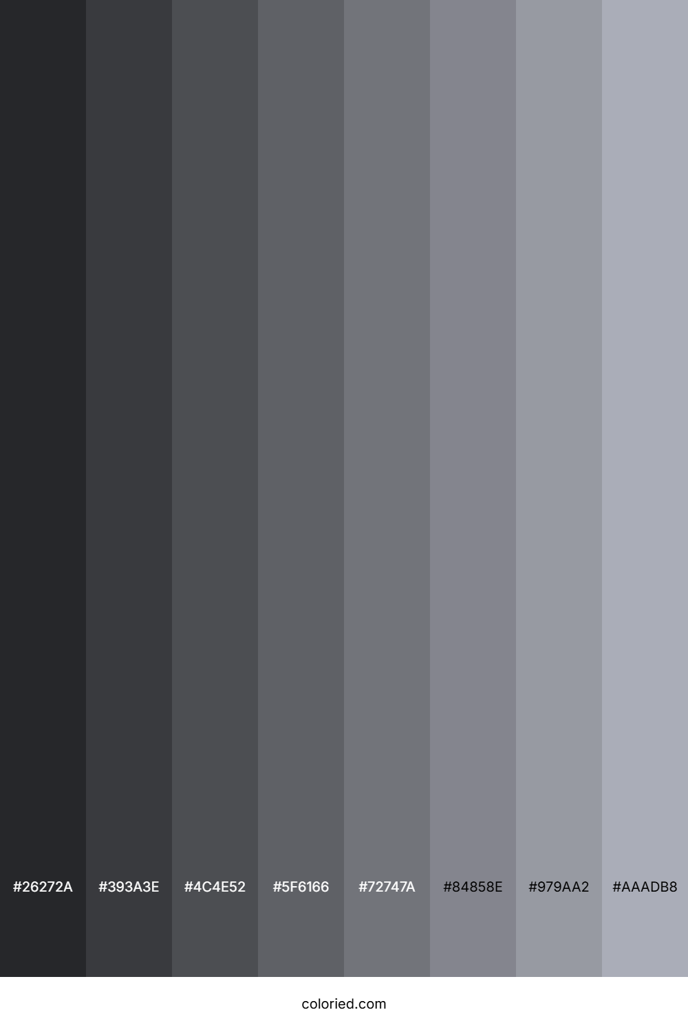 Aluminium Color Shades