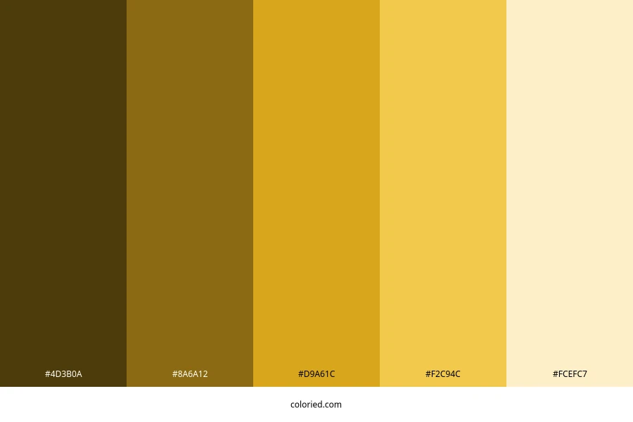 Amarillo Color Palette