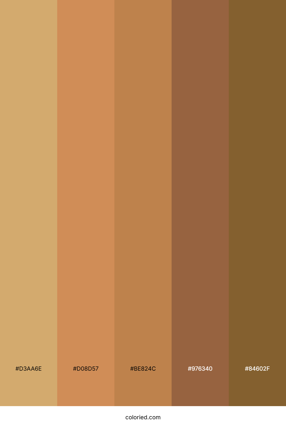 Amber And Chestnut Color Palette