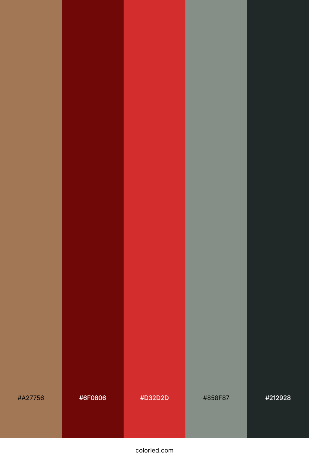 Amber Burgundy Drift Color Palette
