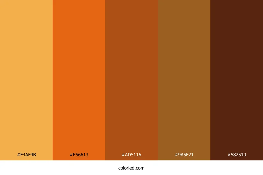 Amber Clay Color Palette
