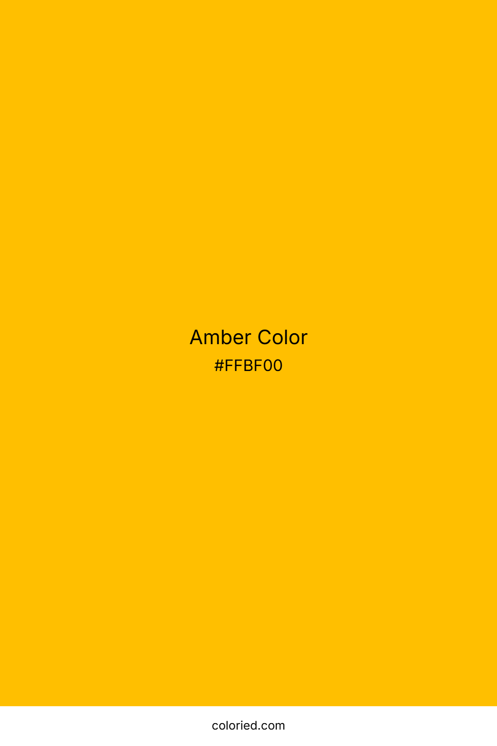 Amber Color
