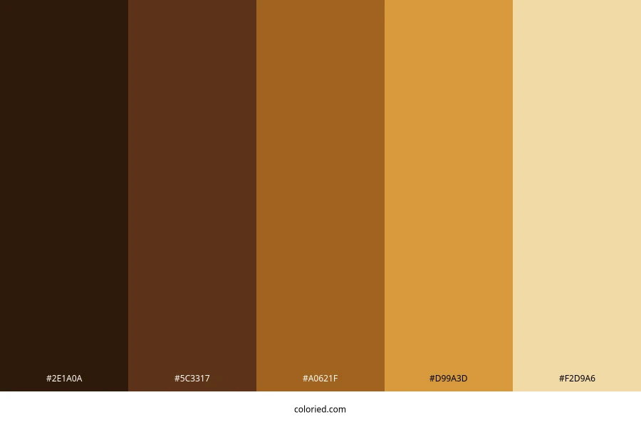 Amber Eye Color Palette