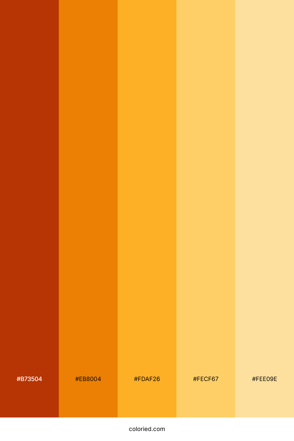 Amber Flame Whisper Color Palette