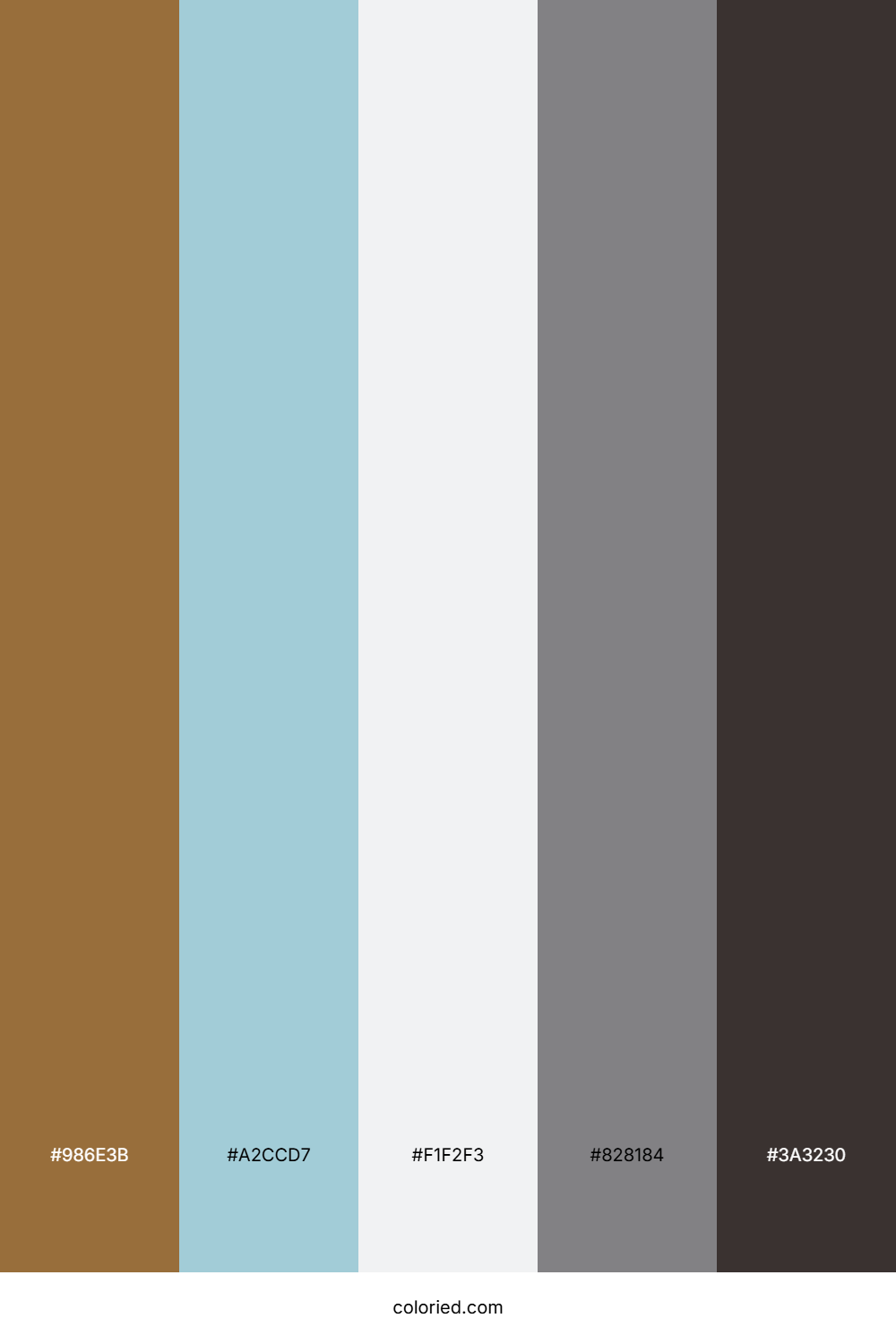 Amber Frost Harbor Color Palette