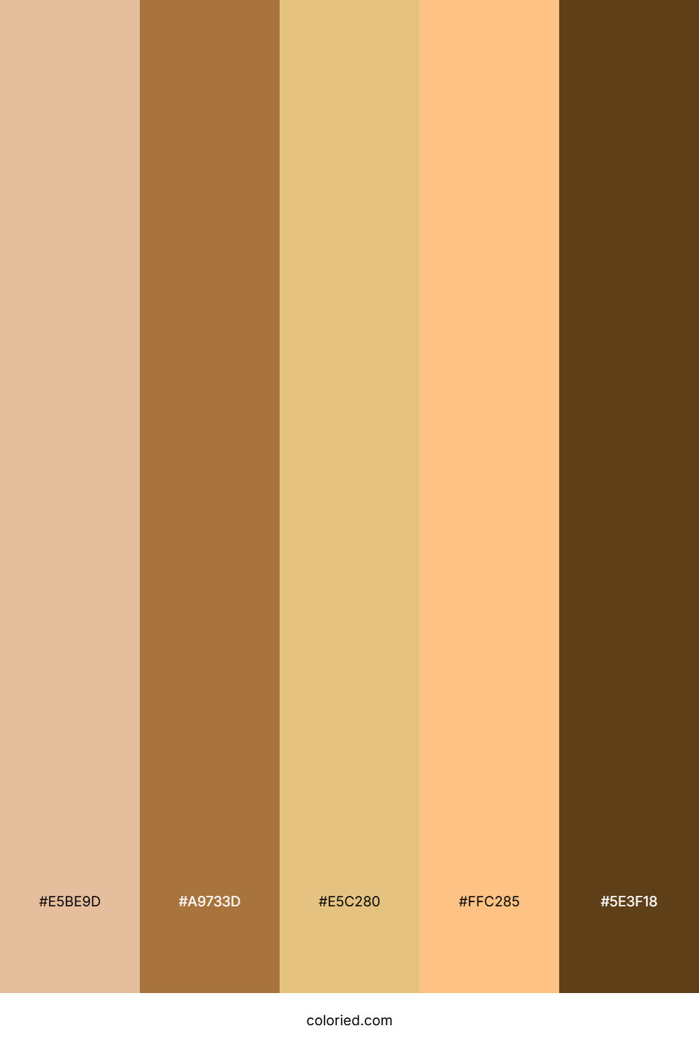 Amber Honey Bronze Color Palette