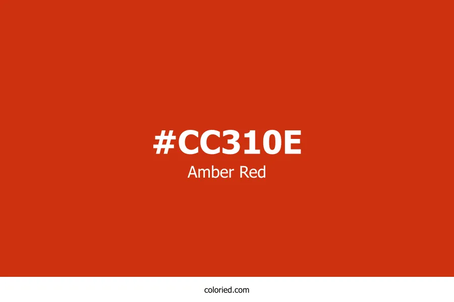Amber Red Color