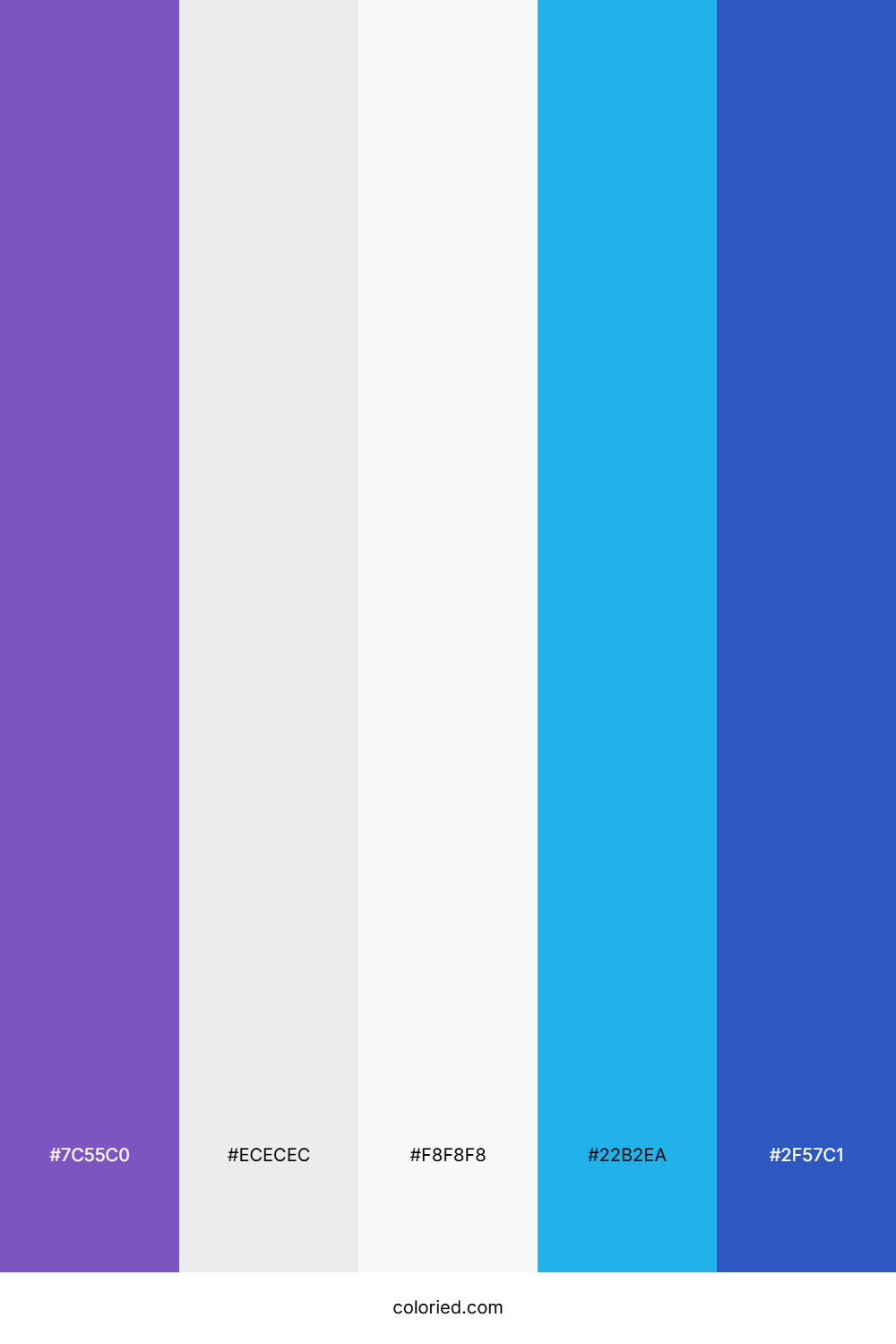 Amethyst And Sky Color Palette