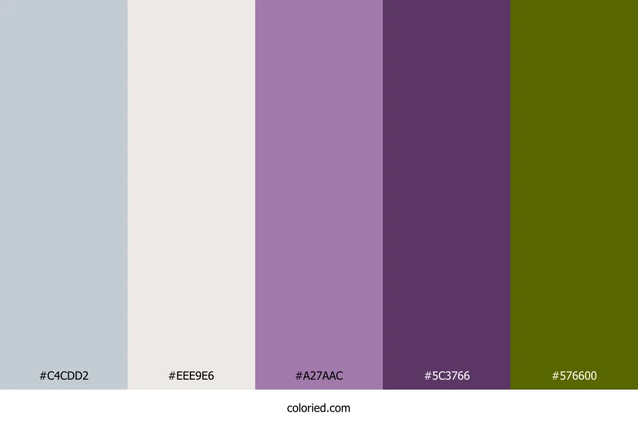 Amethyst Fern Grove Color Palette