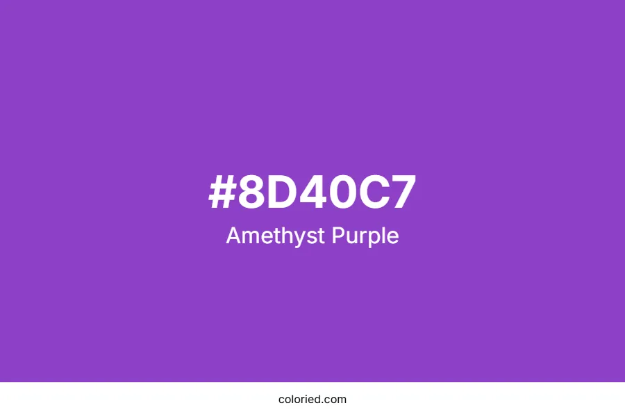 Amethyst Purple Color Hex Code