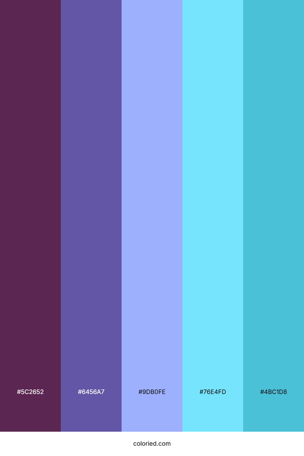 Amethyst Reef Tide Color Palette