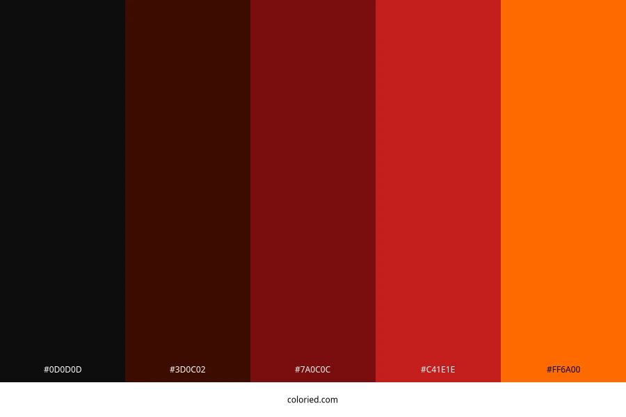 Angry Color Palette