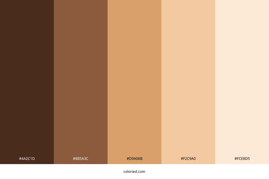 Anime Skin Color Palette