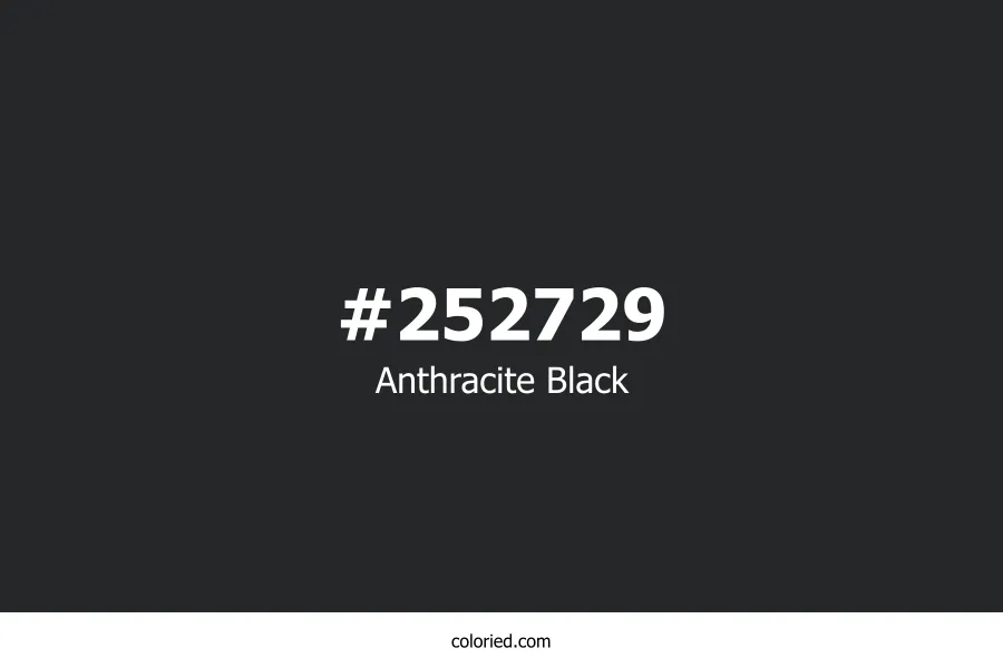 Anthracite Black Color