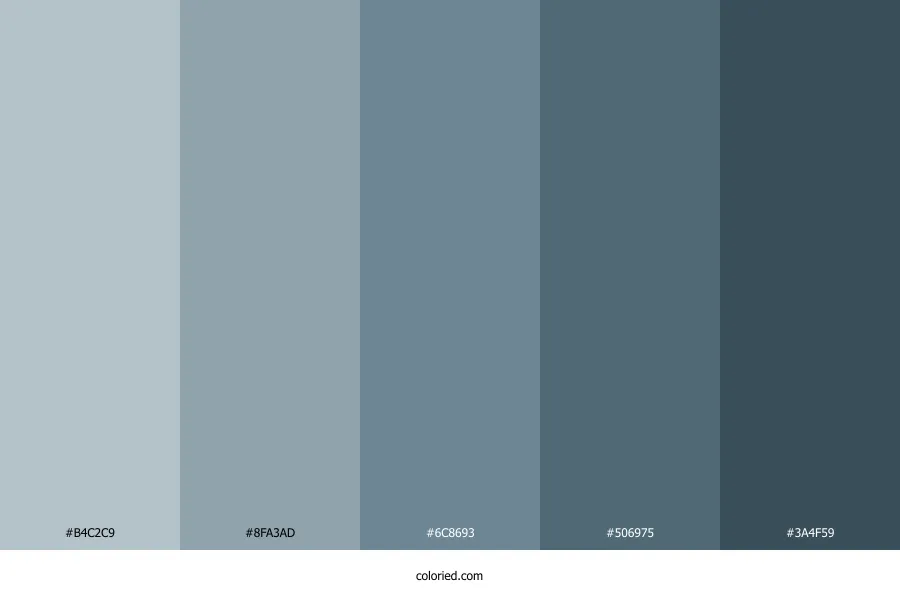 Antique Blue Color Palette