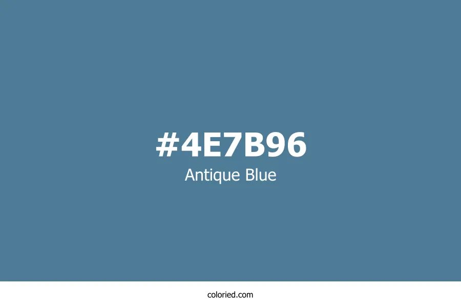Antique Blue Color
