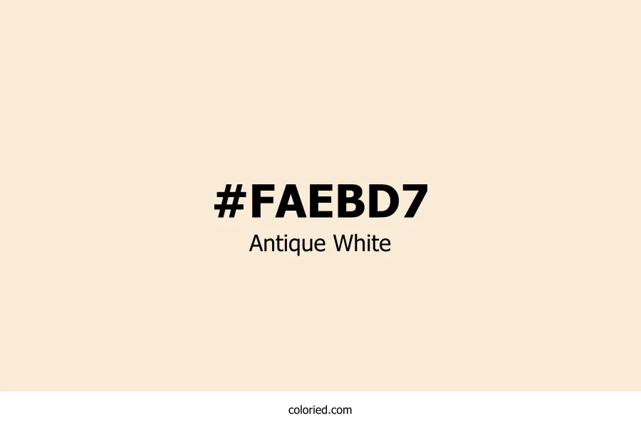 Antique White Color