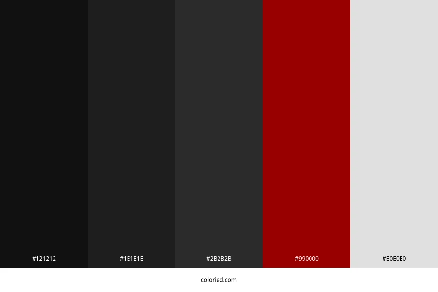 Ao3 Dark Mode Color Palette