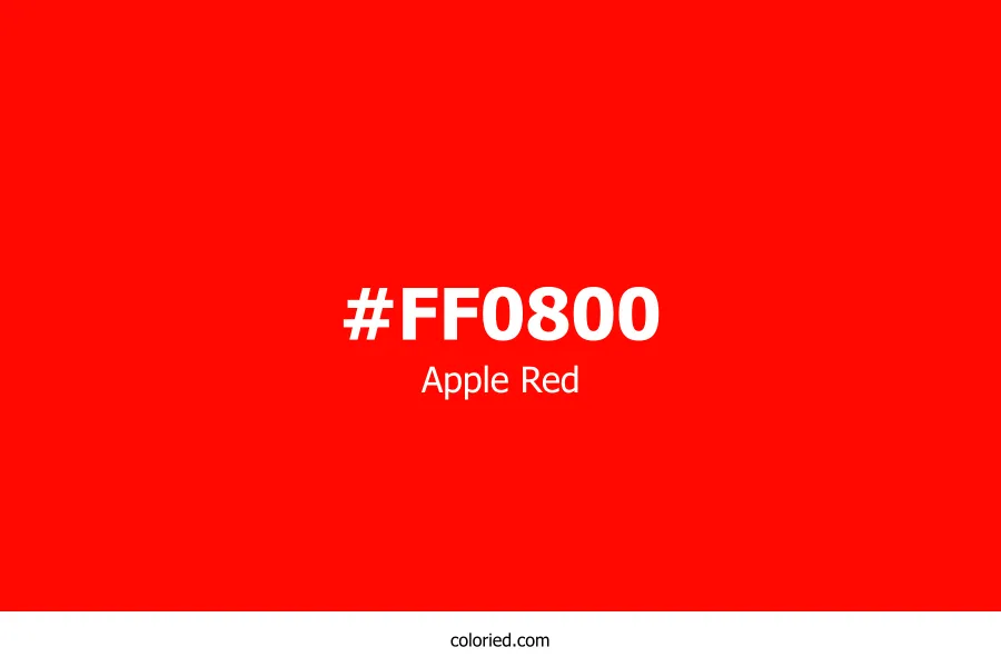 Apple Red Color