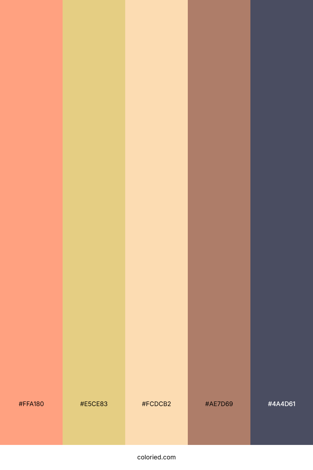 Apricot Cream Mist Color Palette
