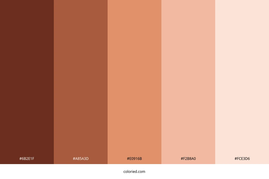 Apricot Pink Color Palette