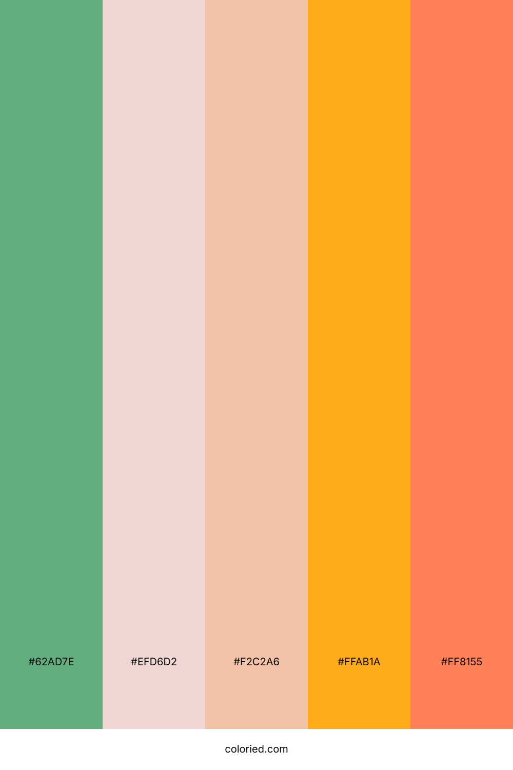 Apricot Sage Flame Palette